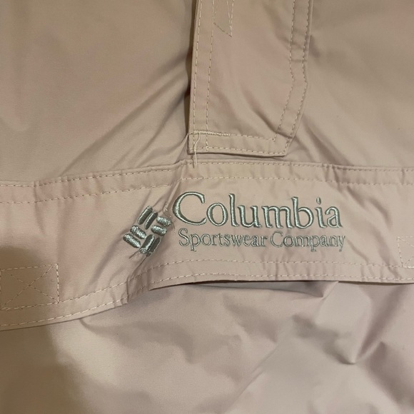Columbia Women's Berg Lake Anorak Windbreaker Jacket Light Pink Size L - Picture 3 of 4